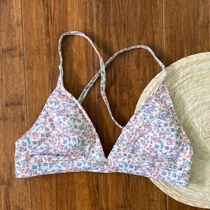 💐Floral bikini top size small (6)